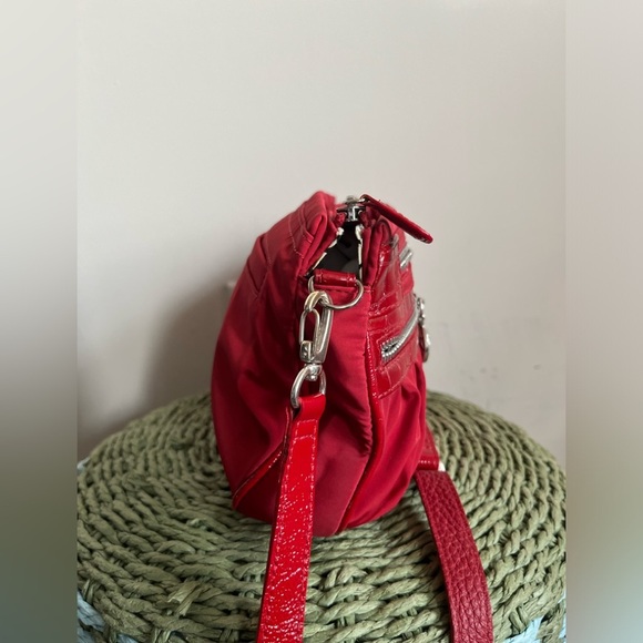 Brighton VTG Red Crossbody Nylon Bag - Picture 6 of 16